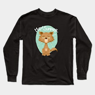 Summer Cat Style Long Sleeve T-Shirt